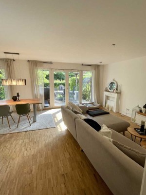 Möblierte Wohnung mit Garten & Terrasse – direkte Waldnähe