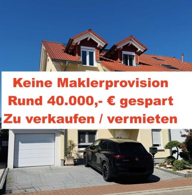 Gehobene Doppelhaushälfte in Hockenheim zu verkaufen / vermieten