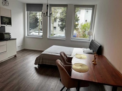 Modernes voll möbliertes klimatisiertes Studio-Apartment in Bockenheim ab 01.Okt 2025 zu vermieten