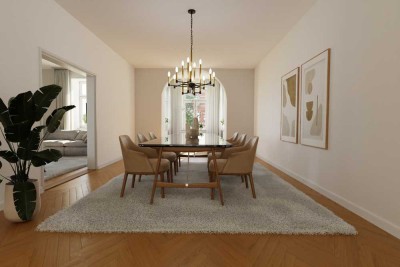 Stilvolle Eleganz in historischer Architektur – Erstbezug nach luxuriöser Kernsanierung