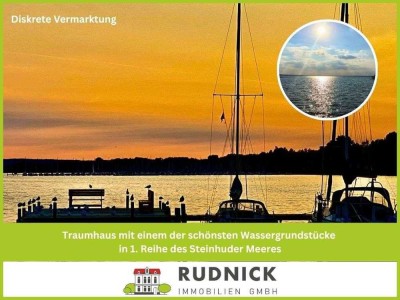 RUDNICK bietet EINMALIGE CHANCE: Architektenhaus auf einem der schönsten Wassergrundstücke am Meer