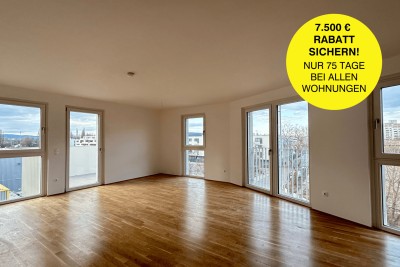 SPAR-AKTION: Top Neubau! 3-Zimmer-Wohnung mit Balkon – Erstbezug &amp; provisionsfrei!