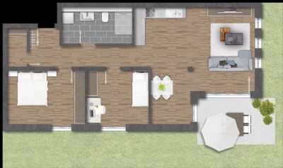 Wohnen auf höchstem Niveau - 3,5 Zimmer Neubauwohnung mit hochwertiger Ausstattung