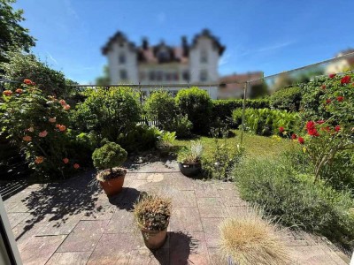 Tolle 3,5 Zimmer EG Wohnung mit sonnigen Terrassen und Gartenanteil