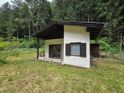 1.951m² großer Kleingartentraum mit kleinem Haus in ruhiger Lage in Spittal an der Drau