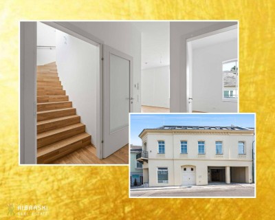 PROVISIONSFREI inkl. 2 TG Plätze - Wohnen in Verbundenheit - stylische Maisonette mit südseitiger Dachterrasse