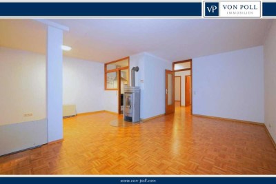 Gepflegte 3,5-Zimmer-Wohnung mit Einbauküche und Parkettboden