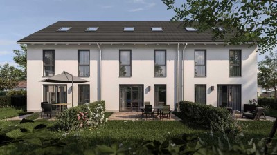 Tolles Neubau-Reihenmittelhaus mit Süd-Terrasse in Trudering!