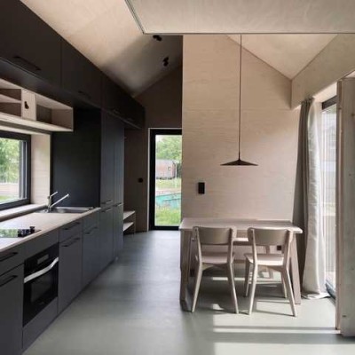 Tiny-Haus im skandinavischen Stil