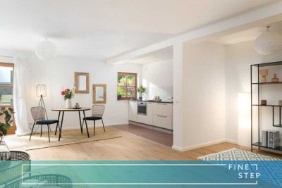 Große 2-Zimmer-Wohnung mit großem Balkon in idyllischer Lage von Schleching-Ettenhausen