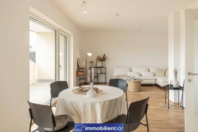 Neubau Anlegerwohnung im Zentrum von Grieskirchen - Top 1 Haus Prechtlerstraße / 2 Zimmerwohnung mit Blick über Grieskirchen