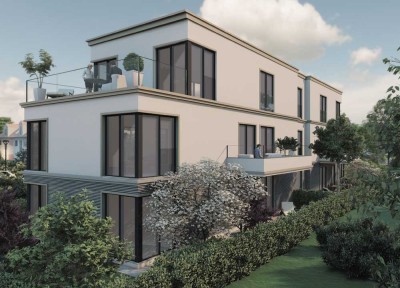 WOHNEN MITTEN IM GRÜNEN - ausgezeichnet geschnittene Terrassenwohnung - NEUBAU/ERSTBEZUG