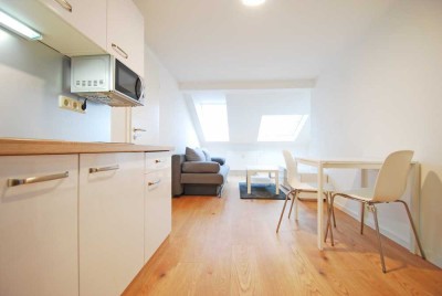 Gemütliche 2-RW im DG* EBK* modern saniert* Bad mit Wanne* moderne Möblierung* PKW-SP* grüne Lage*