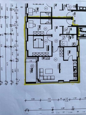 Erstbezug: 3-Zimmer-Wohnung mit Balkon