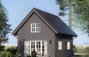 Fertighaus aus Holz (isoliert) 46 m² Wohnfläche