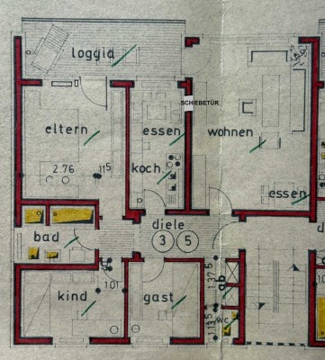 Nahezu perfekt geschnittenes Zuhause im 1. OG mit Loggia und Garage