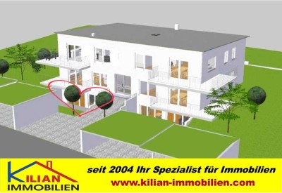 KILIAN IMMOBILIEN! EXKLUSIVE 1,5 ZI. WOHNUNG AUS 2021 MIT 58 M² WFL. IM SOUTERRAIN IN AMMERNDORF!
