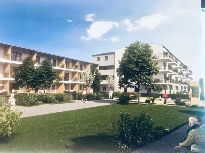 Stilvolle, barrierefreie 2-Zimmer-Wohnung mit Balkon in Altenerding