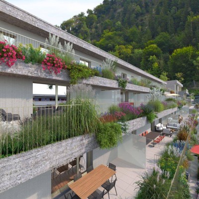 RESERVIERT: Traumhafte 2-Zimmer-Wohnung (Top 45) in Salzburg: Erstbezug mit Terrasse und Garage