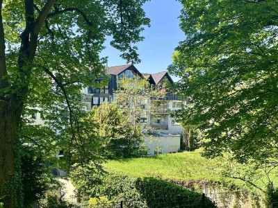 Stilvolle 3-Zimmer Wohnung mit Blick auf die Abtei am Michaelsberg