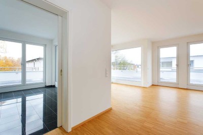 Schöne 4-Zimmer-Penthousewohnung mit sonniger Dachterrasse und  2 Tiefgaragenstellplätze