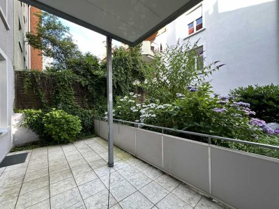 2 Zimmer-Wohnung im EG mit schöner Terrasse in Bockenheim