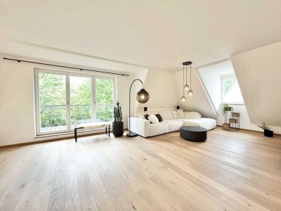 Ruhige Lage am Park: Zwei Dachterrassen und vieles mehr.