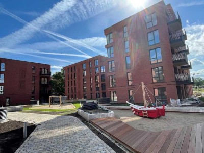 NEUBAU 3 Zimmer-Wohnung mit Terrasse in Hamburg-Barmbek
