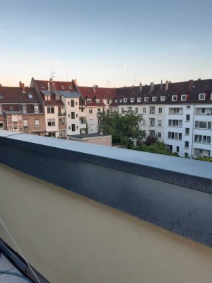 Terrassenwohnung in Mühlburg, zentral und sehr ruhig gelegen, modernisiert in sehr gepfelgtem Haus