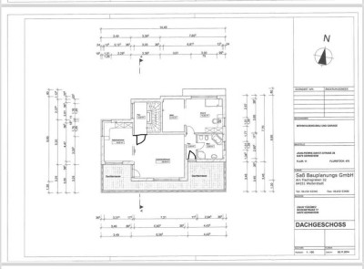 Neuwertige 2,5-Zimmer Penthousewohnung mit Balkon und Einbauküche in Gernsheim