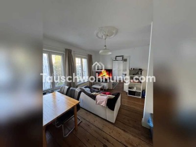 Tauschwohnung: Helle 2-Zimmer Altbau Whg. im Rotherbaum gegen größere Whg.