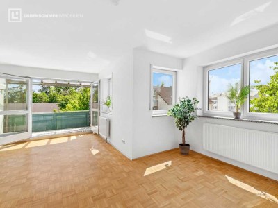 Zentral gelegene 3-Zimmer-Wohnung mit südseitigem Balkon – sofort verfügbar.