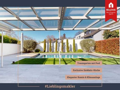 Stilvolles Wohnen – Traumgarten mit Pool und exklusivem Komfort