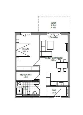 Moderne 2-Zimmer Wohnung in Kaiserslautern