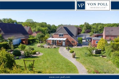 Modernisiertes Einfamilienhaus mit parkähnlichem Garten in Südbrookmerland