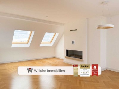 Frei werdend im Zentrum! Kamin | Lift | Loggia | Bad en suite + Gäste-WC | 2015 hochwertig saniert