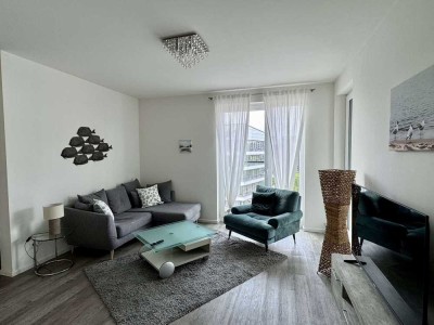 Wohnen am Sonninkanal – Stilvoll möblierte 2-Zimmer-Wohnung mit Wasserblick