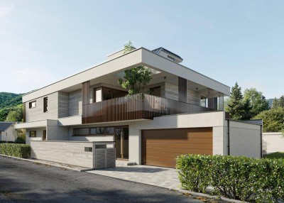 Luxus Neubauvilla in Salzburg – Haushälfte - Aktuelle Baustellenfotos