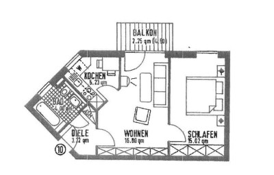 Schöne, gemütliche 2 Zi. Wohnung in der Berliner Straße