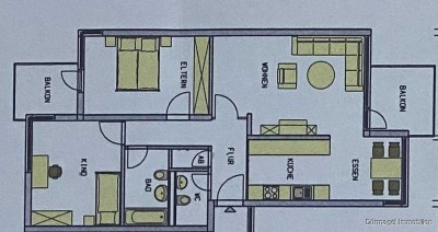 Gepflegte 3-Zimmer-Wohnung in Würzburg. Frei ab 31.1.2026