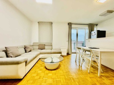 2-Zimmer-Wohnung mit großer Terrasse und Küche in begehrter Lage von Neu-Isenburg Zentrum