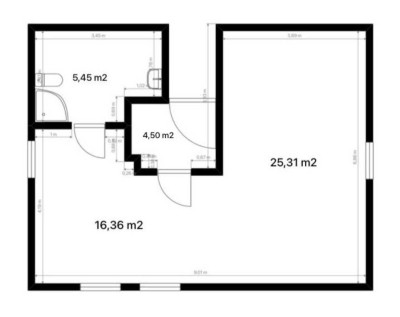 Lichtdurchflutete 1,5 Zimmer DG-Wohnung. Erstbezug nach Kernsanierung