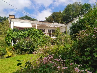 großes Einfamilienhaus mit riesigem Garten in Buch