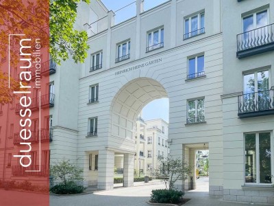 Heinrich-Heine-Gärten: repräsentative 3-Zimmer Wohnung mit großer Dachterrasse in Düsseldorf