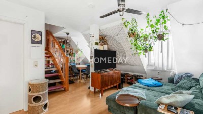 Bezugsfrei ab August: Charmante Maisonettewohnung mit Dachterrasse – ruhiges Wohnen in Stötteritz