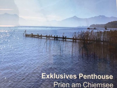 Exklusives 165m2 Penthouse mit 113m2 großer Dachterrasse in Prien am Chiemsee