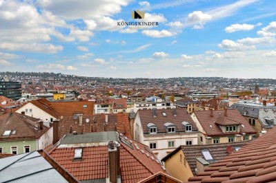 Exklusive 3-Zimmer-Maisonette im Stuttgarter Westen mit Altbau-Charme und traumhaftem Ausblick