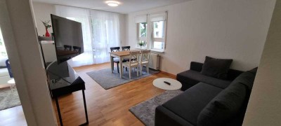 Im Herzen von Esslingen! Möblierte + voll ausgestattete 2 ZKB Wohnung mit GARTEN + TG-Stellplatz
