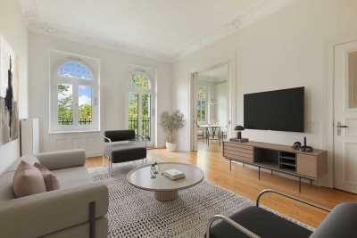 Ein Zuhause mit Geschichte und modernem Flair - aufwändig sanierte Jugendstilvilla in Toplage