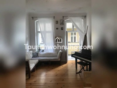 Tauschwohnung: Altbauwohnung mit Balkon und Garten zur Gemeinschaftsnutzung